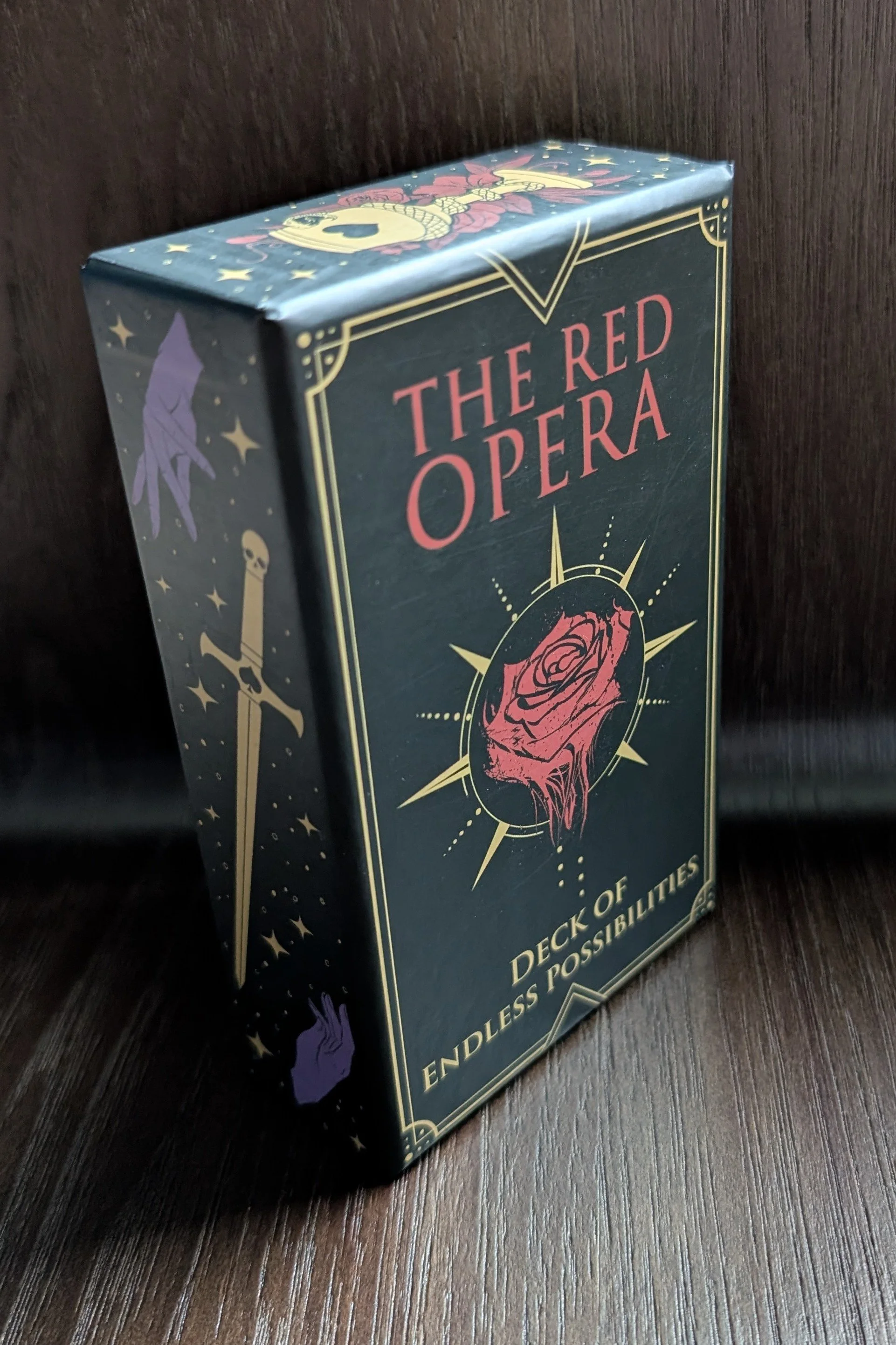The Red Opera Custom Tarot Deck